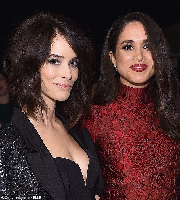 Actress Abigail Spencer praised Meghan's support for victims of the Los Angeles fires, saying Archewell's post included 'excellent vetted resources' (seen together in 2016)