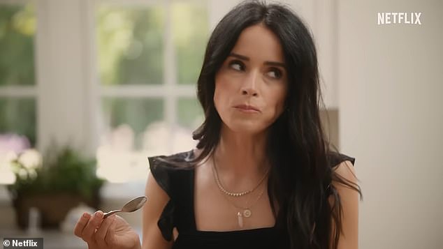 Meghan's long-time friend and Suits co-star Abigail Spencer makes an appearance in the series where she eats one of the Duchess's recipes