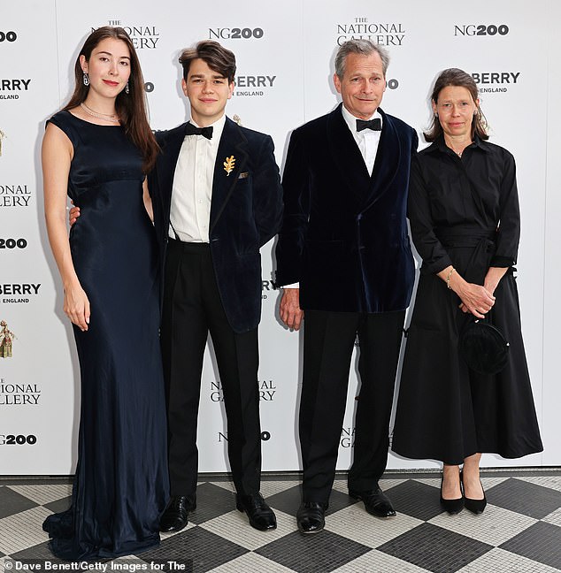 Eleanor Ekserdjian, left, is Sam Chatto's, centre left, girlfriend and stands taller than the royal in flat shoes