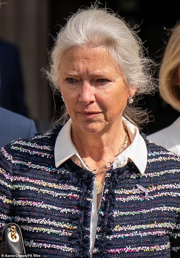 King Charles is said to be 'deeply saddened' by the death of the stepson of Prince William and Prince Harry's former nanny Alexandra Pettifer, better known as Tiggy Legge-Bourke (pictured in 2022