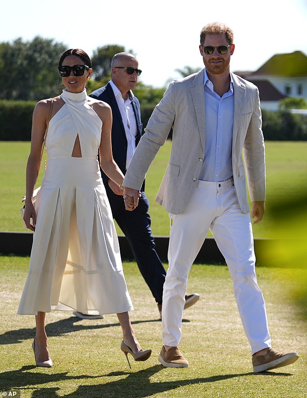 Harry and Meghan arrive for the 2024 Royal Salute Polo Challenge in style - if only their Netflix documentary on the sport was this stylish