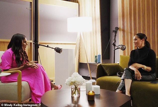 Friends like The Office star Mindy Kaling , who has enjoyed a close friendship with Meghan since appearing on the Duchess' now-cancelled Spotify podcast Archetypes in 2022