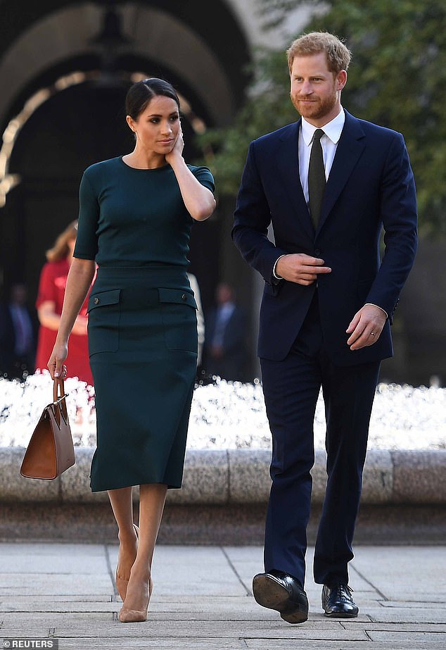 Prince Harry and his wife Meghan, the Duke and Duchess of Sussex, in 2018, before they abandoned Britain and the Royal Family to move to California