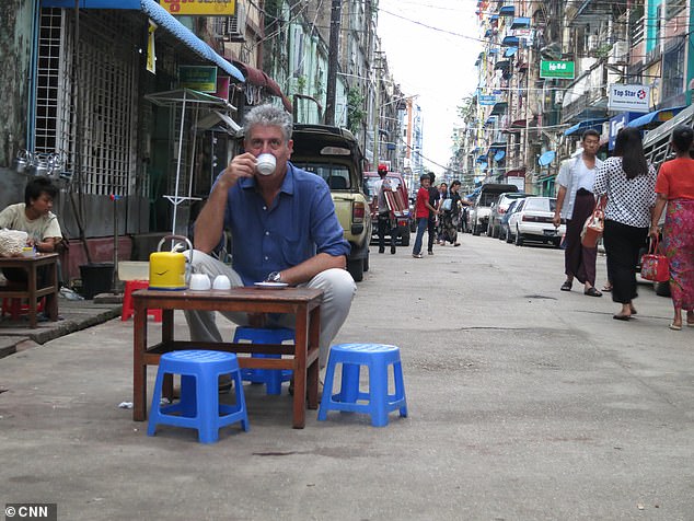 Its director Michael Steed is known for his work on Anthony Bourdain's food shows (pictured)