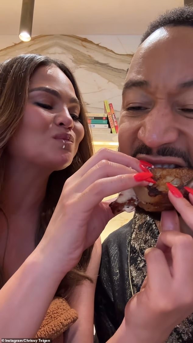 Even those who received Meghan's American Riviera Orchard Jam weren't guaranteed a spot in the trailer, such as the likes of Chrissy Teigen and her husband John Legend (pictured enjoying the jam) and actress Tracee Ellis Ross, daughter of Diana Ross