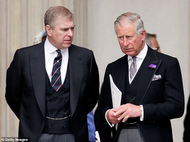 The disgraced Prince Andrew has long been engaged in a battle with his brother Charles over Royal Lodge