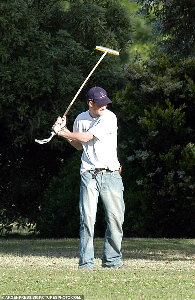 Prince Harry enjoys some Polo practice at a family friends Polo Farm in Argentina