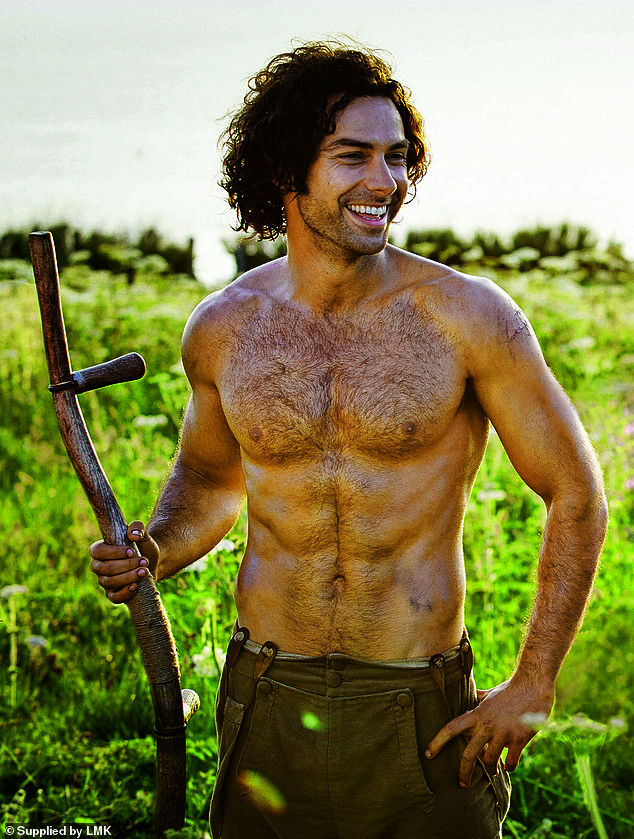 Aidan Turner as Captain Ross in Poldark, a show King Charles reportedly watched