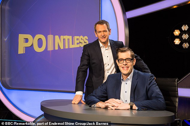 Alexander Armstrong and Richard Osman on Pointless, another favourite of the Queen