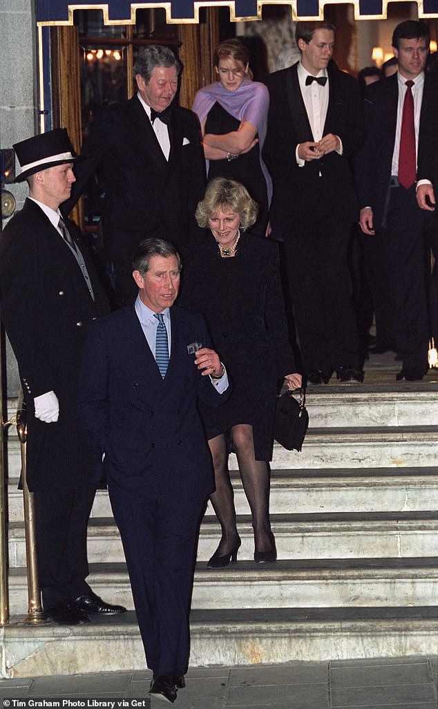 Bolland also orchestrated the media coverage of the prince's first photographed public appearance with Camilla at the Ritz Hotel in January 1999 (pictured) - dubbed 'Operation Ritz'