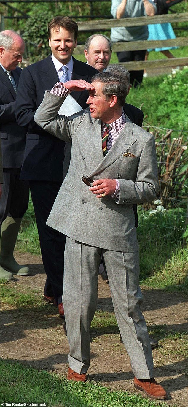 Prince Charles with Mark Bolland at North Yorkshire National Park in 1998