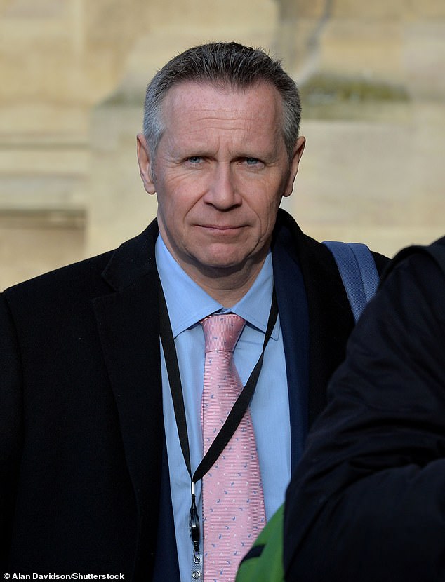 Bolland still has links to the media world, and is believed to reside in Clerkenwell with his husband Guy Black (pictured) who is the Deputy Chairman of the Telegraph Media Group and a Tory member of the House of Lords