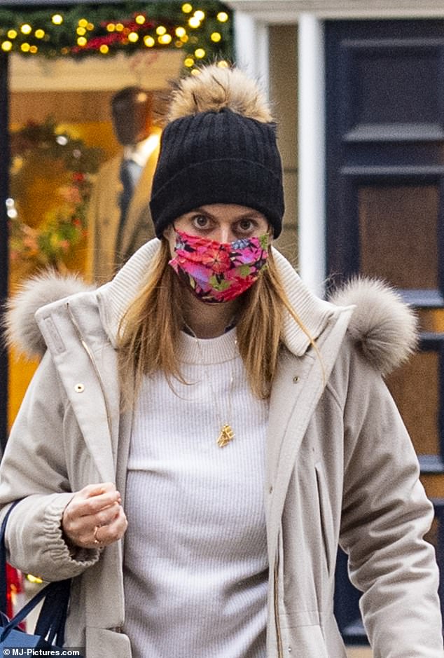 Princess Beatrice's delicate gold necklace features E, S and W charms in tribute to her husband Edoardo Mapelli Mozzi, daughter Sienna, and stepson Christopher 'Woolf'