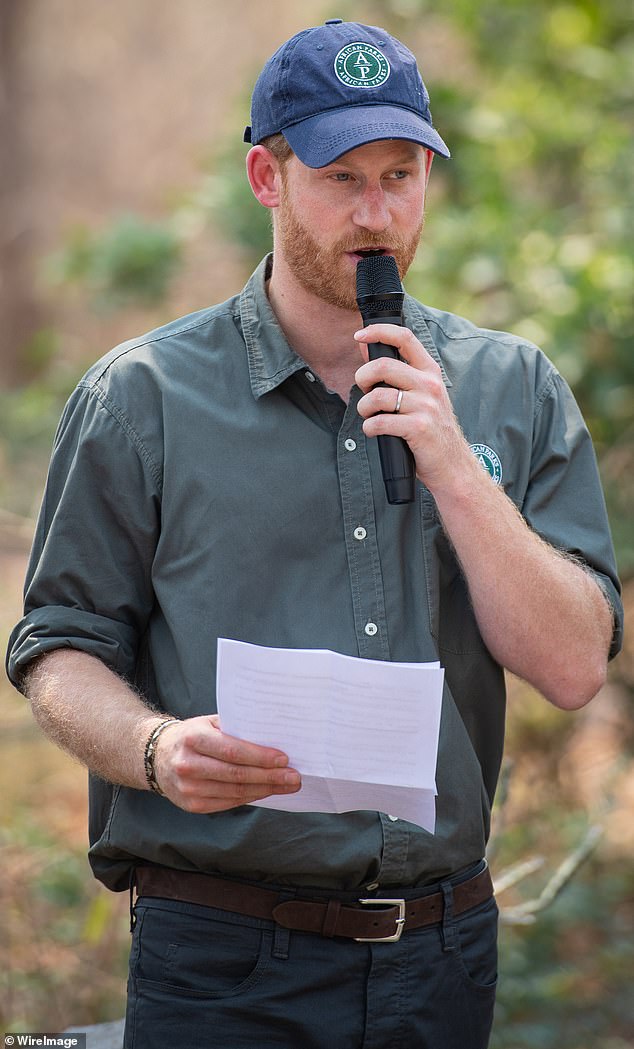 Prince Harry also disagreed with his brother over the best way to conserve locations in Africa