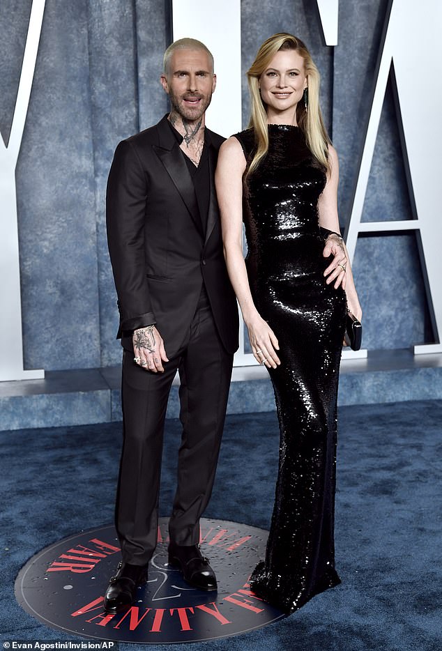 In the video, the Duchess of Sussex shouted out Adam Levine, 45, and his wife Behati Prinsloo, 36, for helping connect her with Eilish; the pair seen in 2023