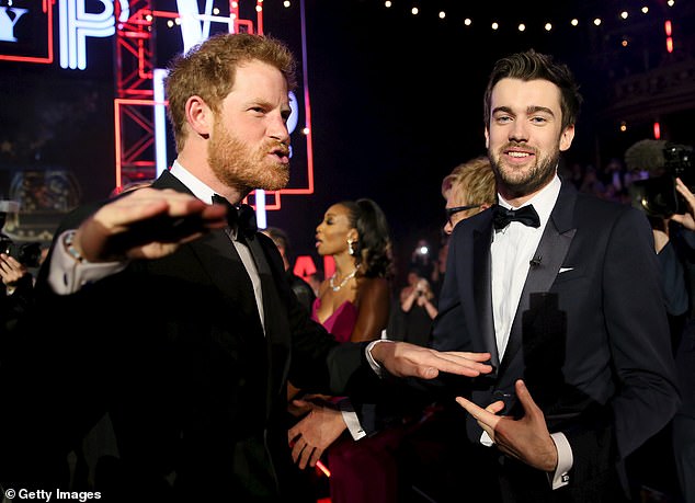 Jack and Prince Harry have been spotted hanging out over the years and were even snapped at the Royal Variety Performance at London 's Albert Hall in 2015