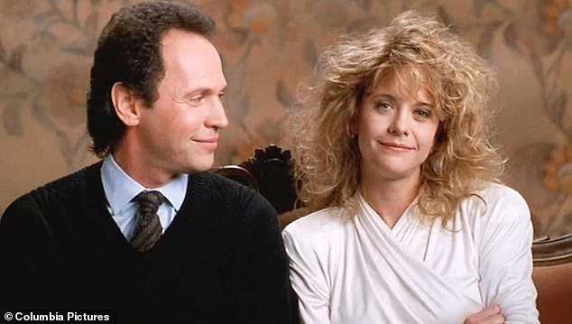 Billy and Meg in a scene from their film ... When Harry Met Sally from 1989