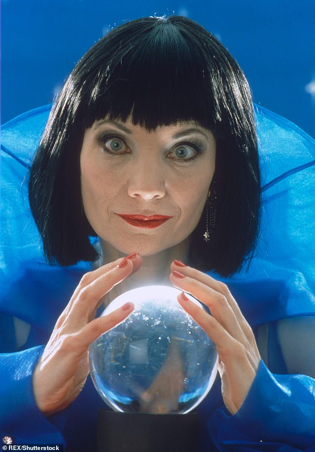 Her nickname Mystic Meg was a reference to the now-dead astrologer who rose to fame in the 1990s by writing horoscopes and performing various astrology-related feats