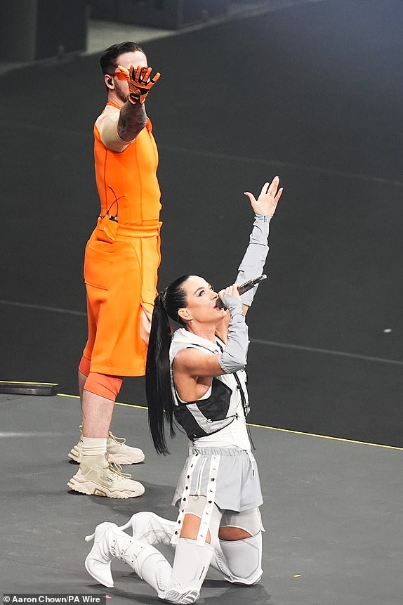 Katy Perry performing during the opening ceremony of the 2025 Invictus Games in Vancouver, Canada. The games will take place across Vancouver and Whistler. Picture date: Saturday February 8, 2025. PA Photo. See PA story ROYAL Invictus . Photo credit should read: Aaron Chown/PA Wire