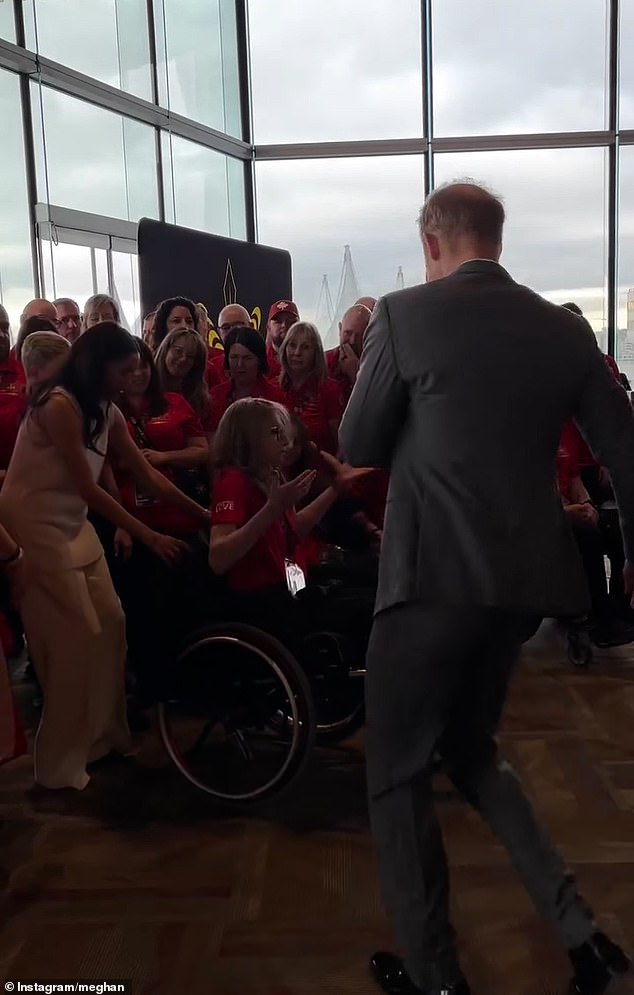 Prince Harry showed off his skills on the dancefloor as he and Meghan Markle are set to kick off this year's Invictus Games