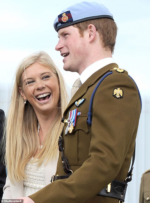 Prince Harry and Chelsey Davy pictured together in May 2010 as he received his flying badges