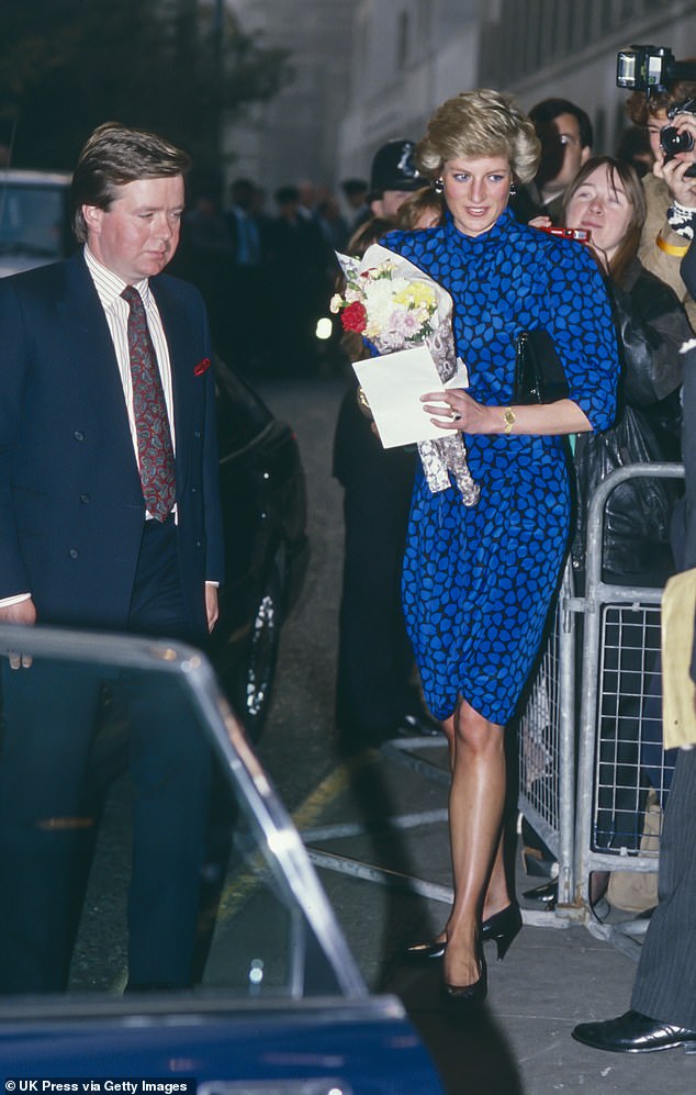 Royal press secretary Michael Shea asked Selina if she would provide media advice to Princess Diana (pictured) - she declined