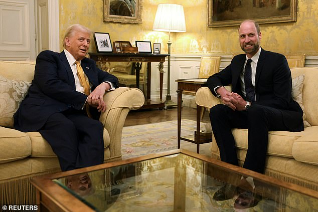 The emergence of the donations comes after Harry's brother William, the future King of England, met with Trump shortly before Christmas