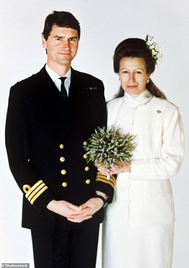 Timothy Laurence proposed to Princess Anne in 1992 with an elegant ring, containing a 3-carat oval-cut cabochon sapphire framed by a cluster of three small diamonds on either side