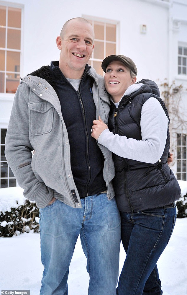 Mike Tindall proposed to Zara Phillips in 2010 with a sophisticated engagement ring, featuring a split platinum band adorned with pavé diamonds