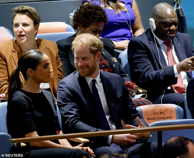 Prince Harry's unkempt hair and crumpled outfit had caught the attraction of many followers at the UN