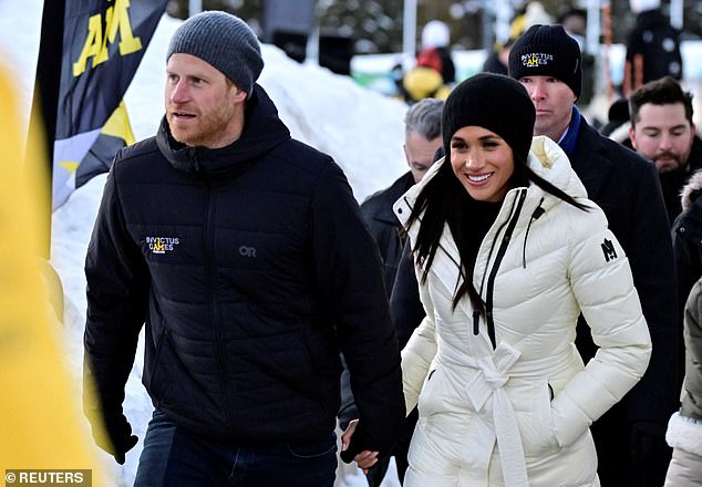 Prince Harry and Meghan braved sub zero temperatures to meet the UK team taking part in the Skeleton event