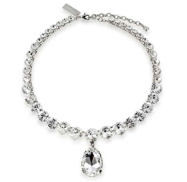 This £175 necklace from the Royal Collection Shop is inspired by the diamond necklace worn by Queen Elizabeth II at her Coronation in 1953