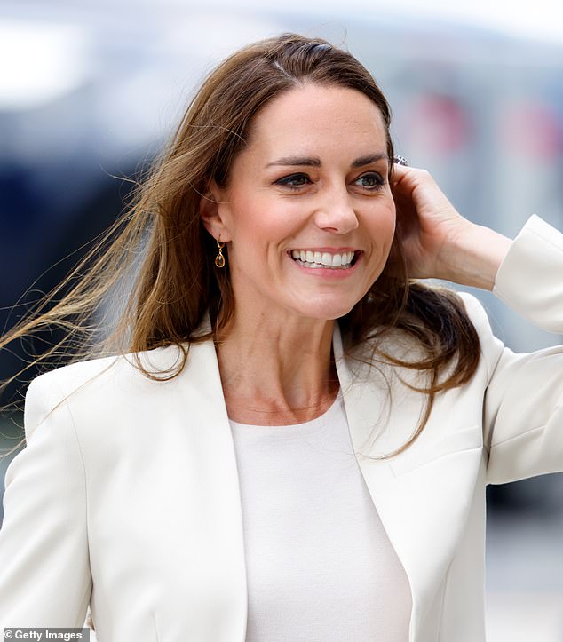 Kate owns six pairs of earrings Kiki McDonough, including a delicate pear-cut citrine design