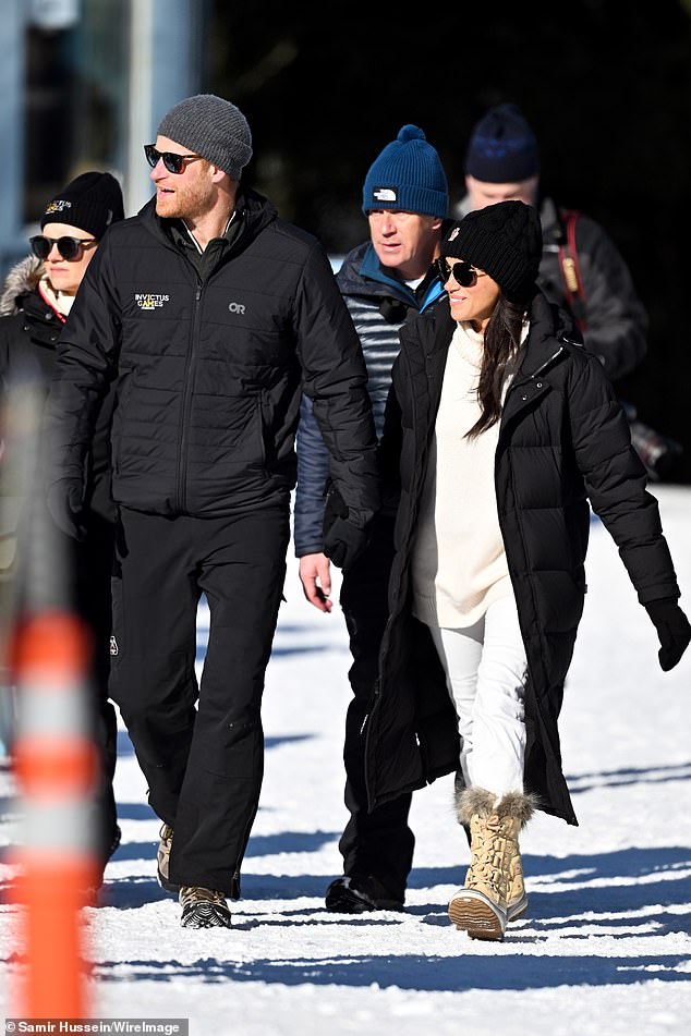 Prince Harry, Duke of Sussex and Meghan, Duchess of Sussex attend a Family and Friends Tubing event