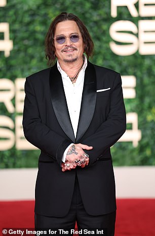 Johnny Depp in December 2024