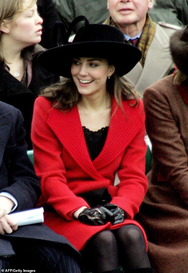 It was Kate's first official appearance with the Royal Family