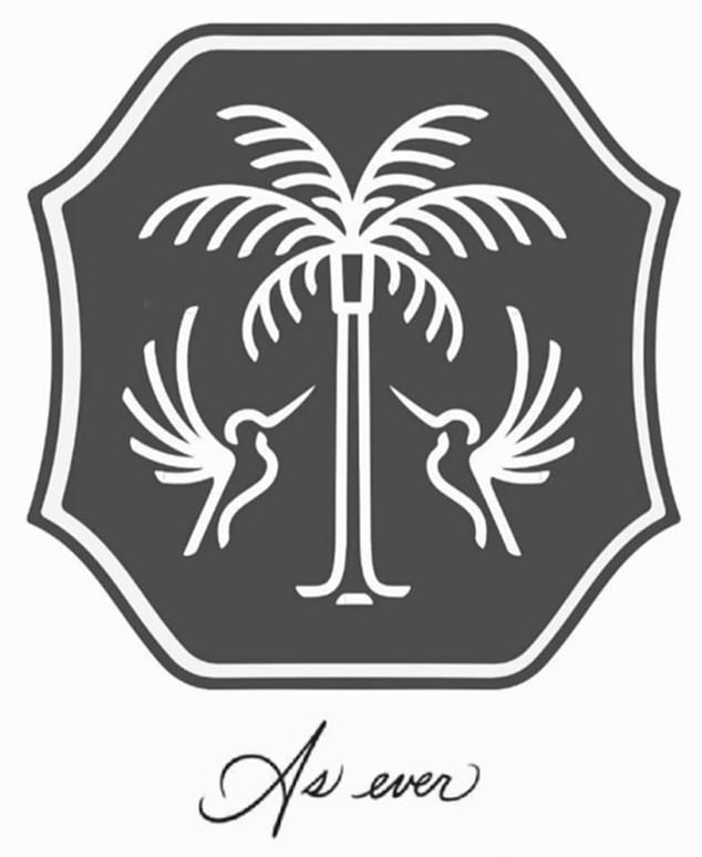 Her new branding features a palm tree, alongside two hummingbirds - likely to represent Archie and Lilibet