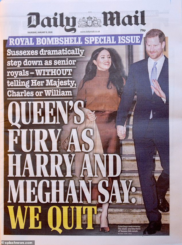 Harry and Meghan's unexpected statement announcing their decision to leave the Royal Family was seen by a large section of the public as 'blindsiding' the Queen