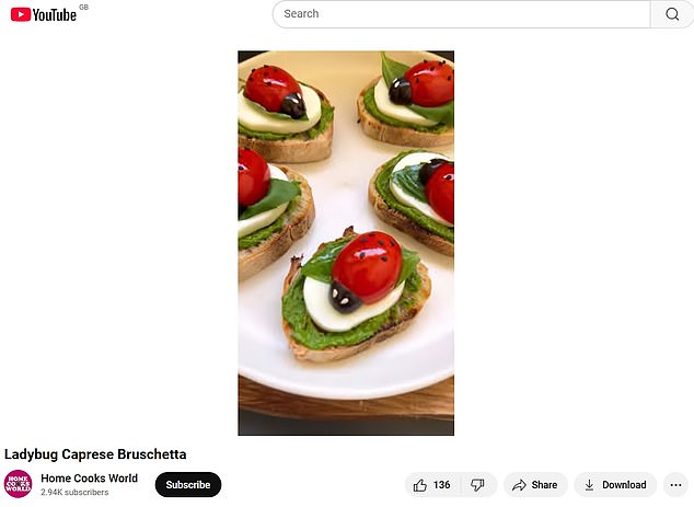 The TikTok and YouTube channel Home Cooks World posted a similar recipe video in 2023