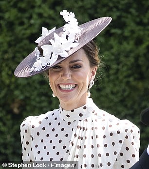 Sally-Ann Provan was 'honoured' to see Kate wearing one of her designs - a floral monochrome straw boater - to Royal Ascot in 2022