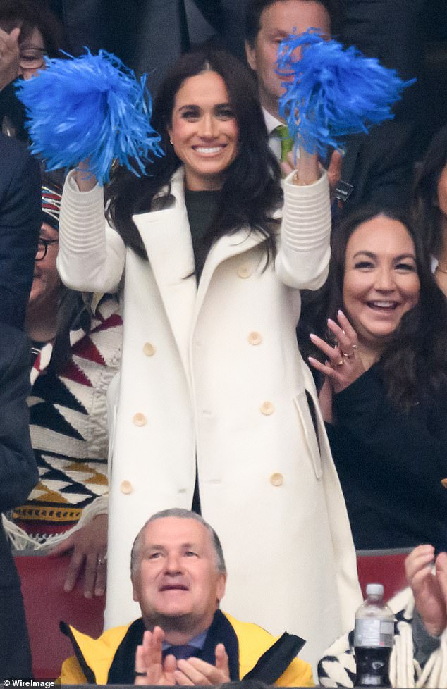 This sophisticated Sentaler trench coat has been worn by Meghan at two Invictus Games events, both this year and last year