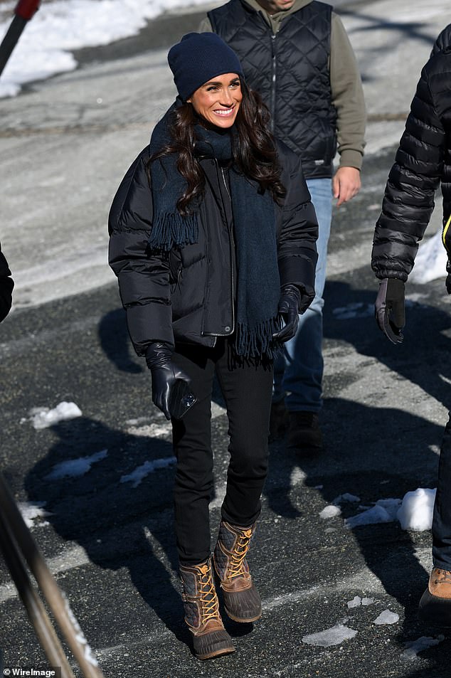 Meghan rewore her Hermès puffer jacket at the 2025 Invictus Games after debuting it the previous year