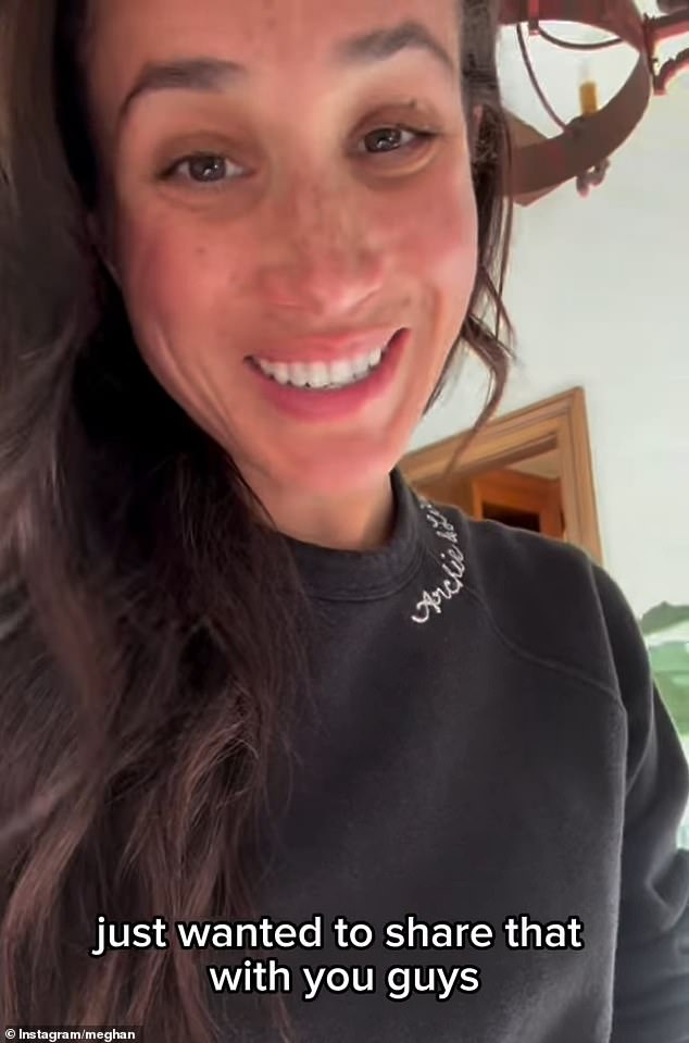 Meghan posted her latest video to her 1.6 million followers on Instagram earlier this week following the Los Angeles wildfires in which 10,000 people were made homeless