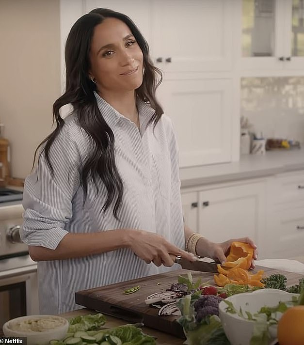 Meghan Markle in the trailer for her new Netflix series, titled With Love, Meghan