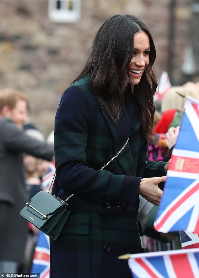 One of the most notable examples of what has been dubbed 'the Meghan effect' was in 2017, when a bag from Scottish brand Strathberry sold out online in 11 minutes after Meghan wore it during an engagement during then-fiance Harry.