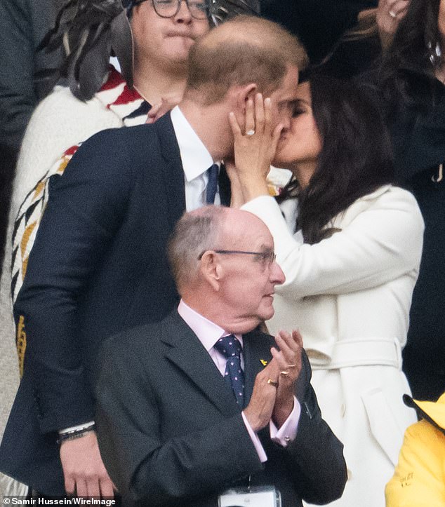 The Duke of Sussex purchased a very special Valentine's Day gift for his wife (pictured together at the opening ceremony of the 2025 Invictus Games)