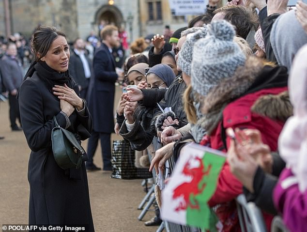 Meghan was clearly touched by the outpouring of support she received at that time from the British public