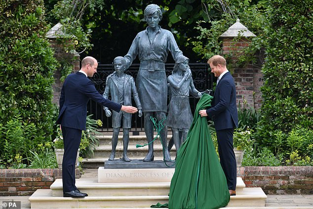 A source said Catherine 'worked her magic out of sight' to convince William to attend the event alongside his brother Harry, who had spoken out in an Oprah interview a few months prior