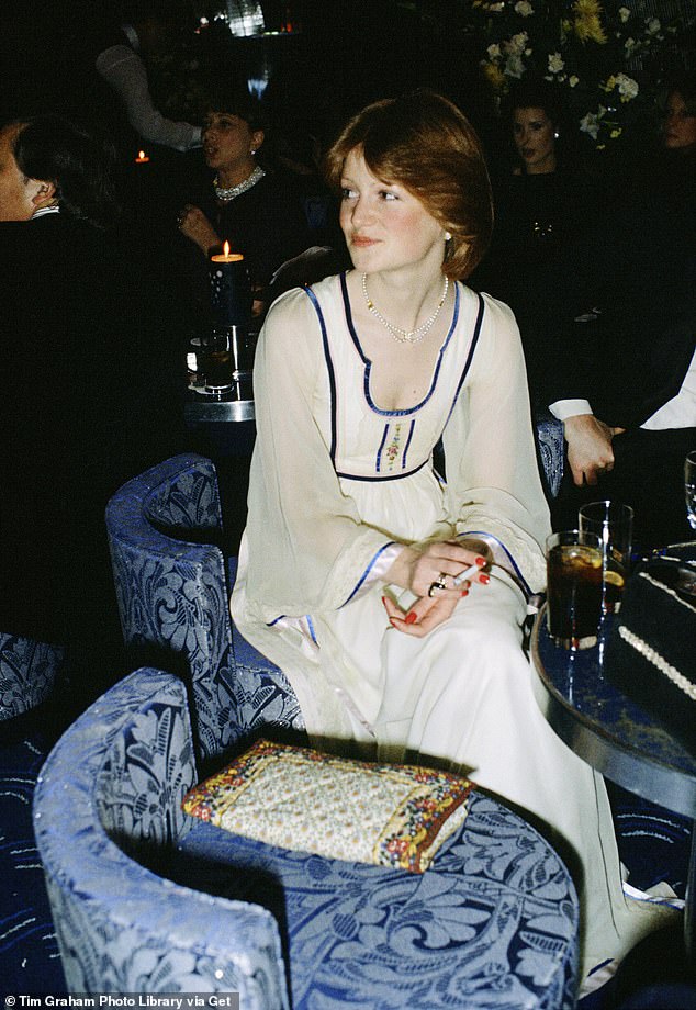 Lady Sarah Spencer at the opening of a nightclub in Kensington, London, on January 9, 1979