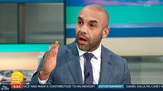 Weatherman Alex Beresford is seen arguing with Piers during their explosive row on GMB four years ago